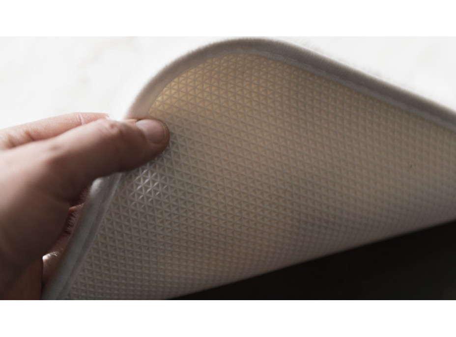 Gedy FUZZY koupelnová předložka, 60x100cm, 100% polyester, protiskluz, zelená 96FY100607