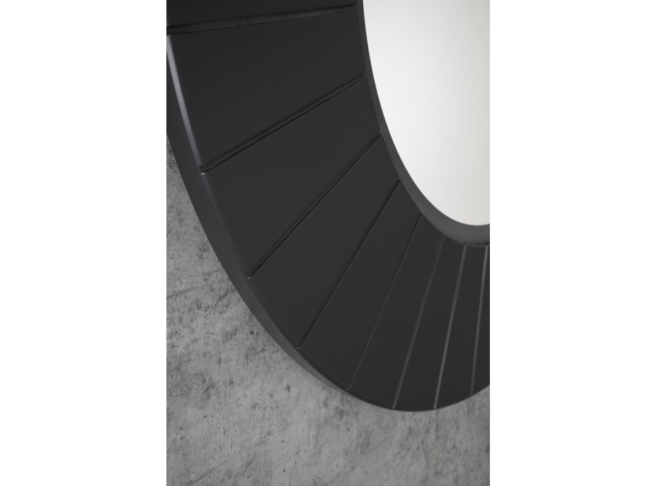 Sapho LUMIRO STRIP kulaté zrcadlo s LED osvětlením v rámu ø 75cm, carina LR750-4141S