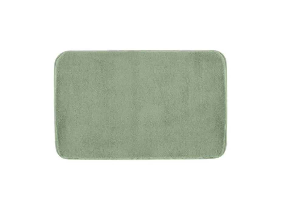 Gedy FUZZY koupelnová předložka, 60x100cm, 100% polyester, protiskluz, zelená 96FY100607