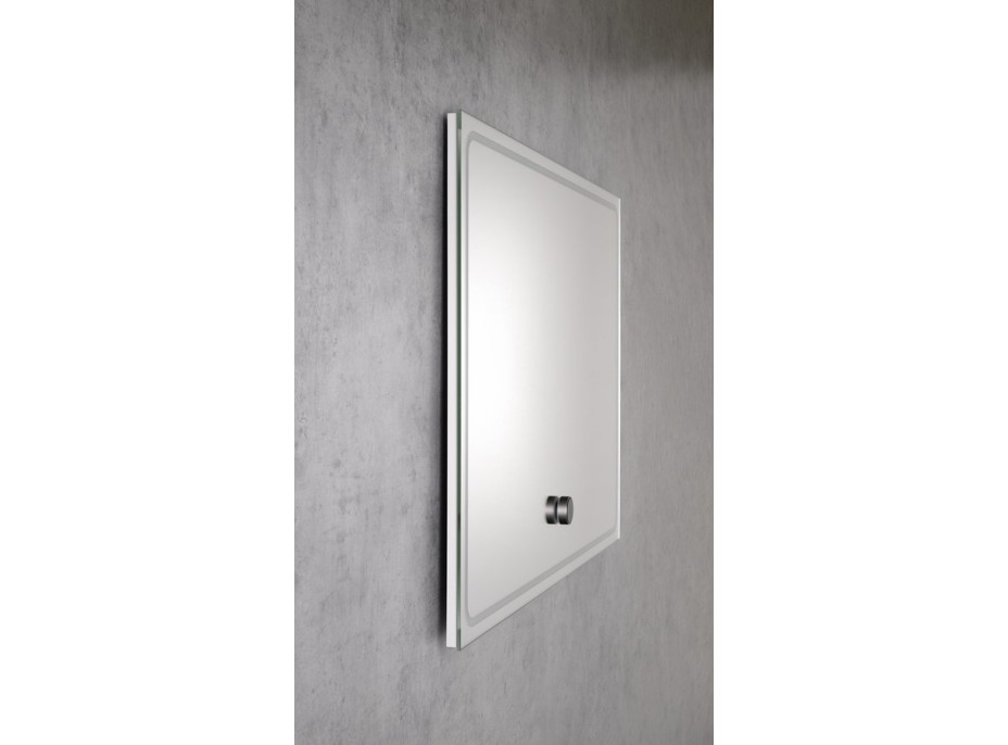 Sapho GEMINI zrcadlo s LED osvětlením 100x70cm, chytré funkce GM100K