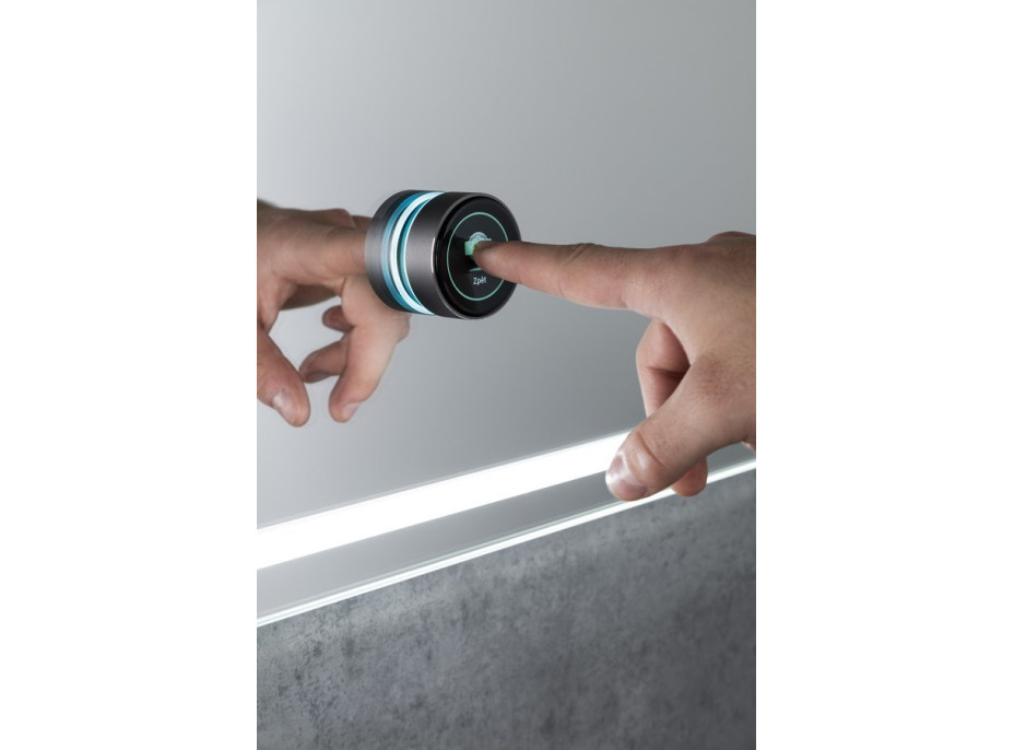 Sapho GEMINI zrcadlo s LED osvětlením 100x70cm, chytré funkce GM100K