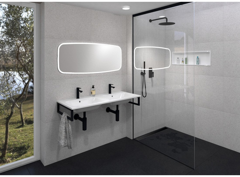 Sapho TONG zrcadlo s LED osvětlením 120x50cm TN5012