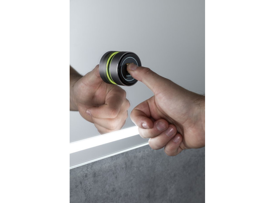 Sapho GEMINI zrcadlo s LED osvětlením 100x70cm, chytré funkce GM100K