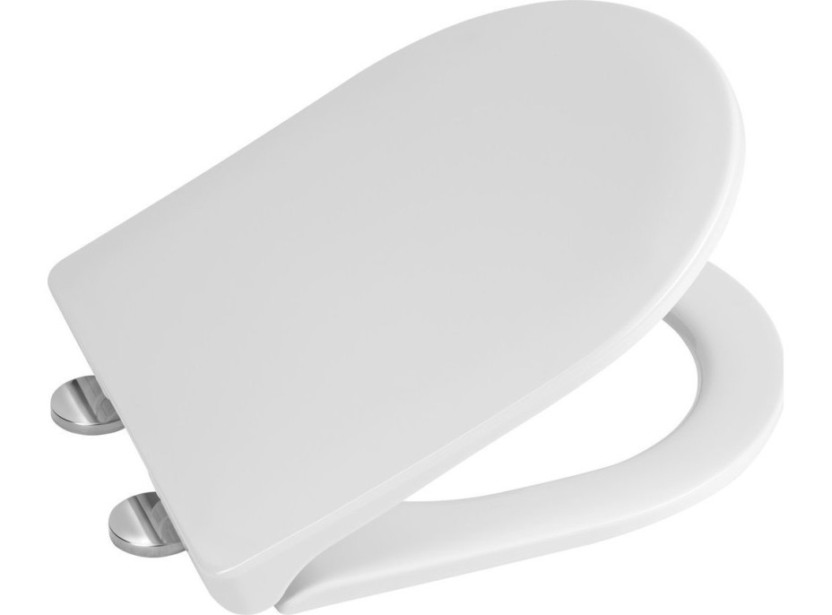 Aqualine VITO WC sedátko, Soft Close, Easy Take, bílá PCS105