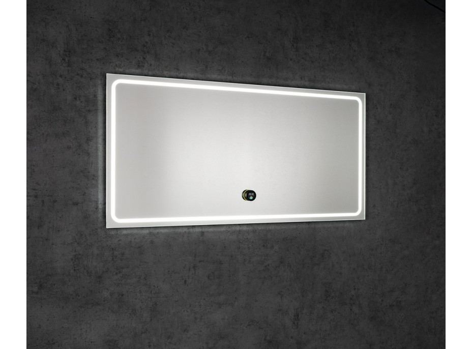 Sapho GEMINI zrcadlo s LED osvětlením 120x60cm, chytré funkce GM120K