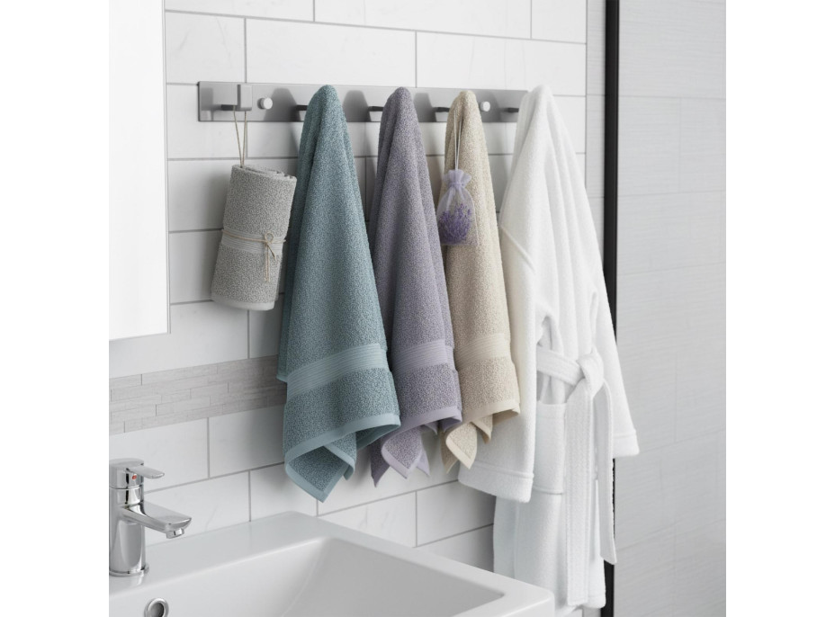 Stříbrný kovový věšák PSINO 43,5 cm