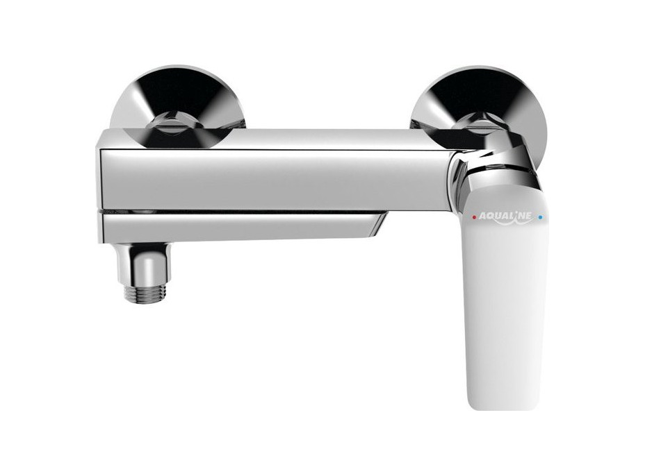Aqualine FLERY nástěnná vanová/sprchová baterie, otočné ramínko, chrom FY010