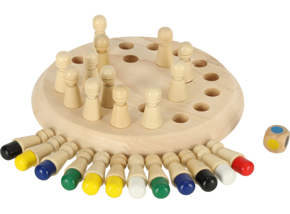 Paměťová logická dřevěná hra - Barvy