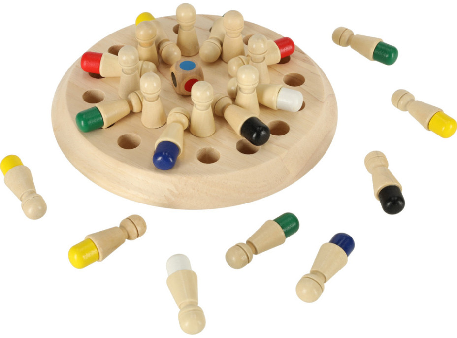 Paměťová logická dřevěná hra - Barvy