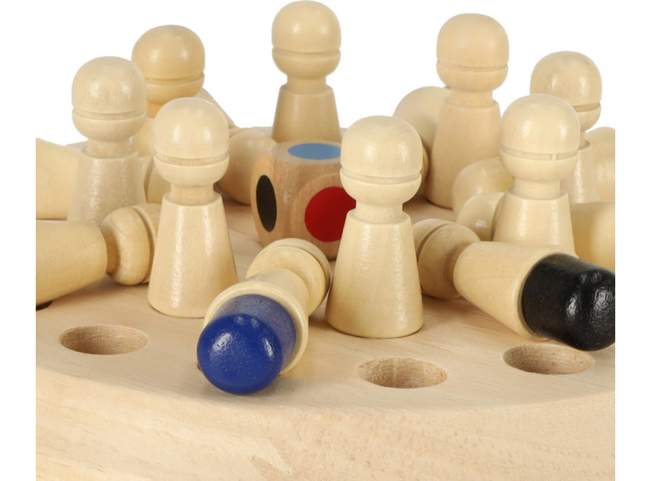 Paměťová logická dřevěná hra - Barvy