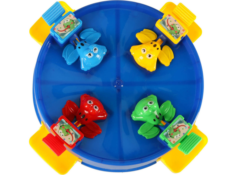 Arkádová hra Hladové žáby pro 4 hráče - modrá