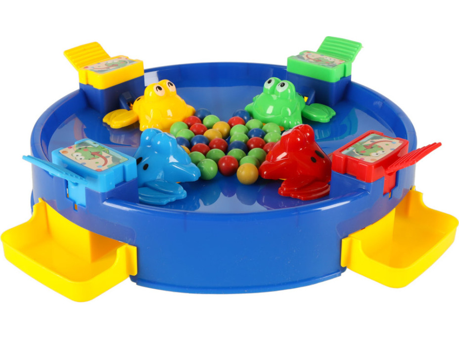 Arkádová hra Hladové žáby pro 4 hráče - modrá