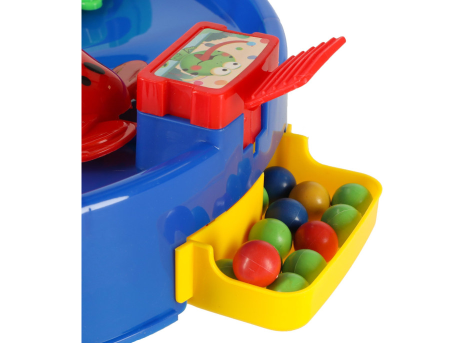 Arkádová hra Hladové žáby pro 4 hráče - modrá