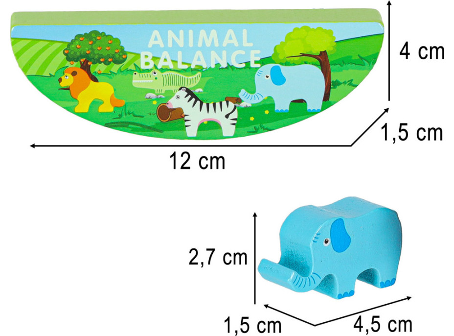 Balanční hra - Zvířátka