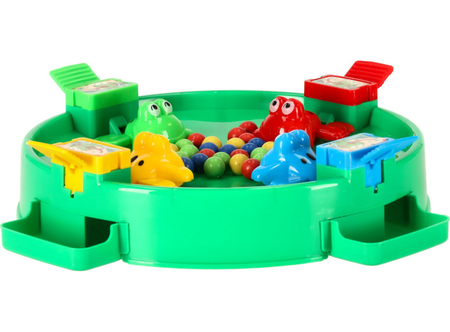 Arkádová hra Hladové žáby pro 4 hráče - zelená