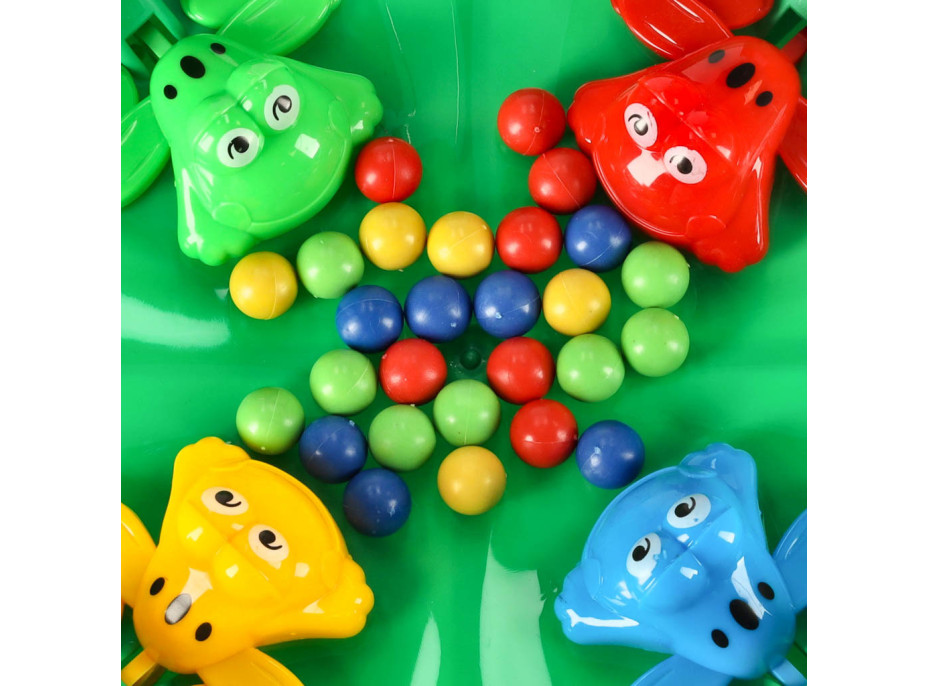 Arkádová hra Hladové žáby pro 4 hráče - zelená