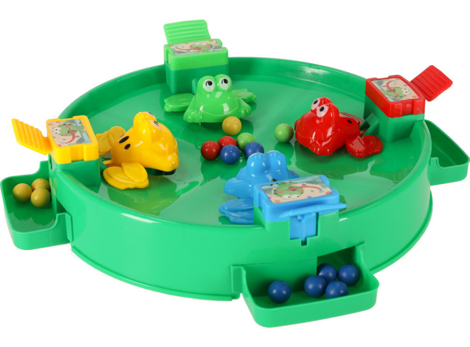 Arkádová hra Hladové žáby pro 4 hráče - zelená