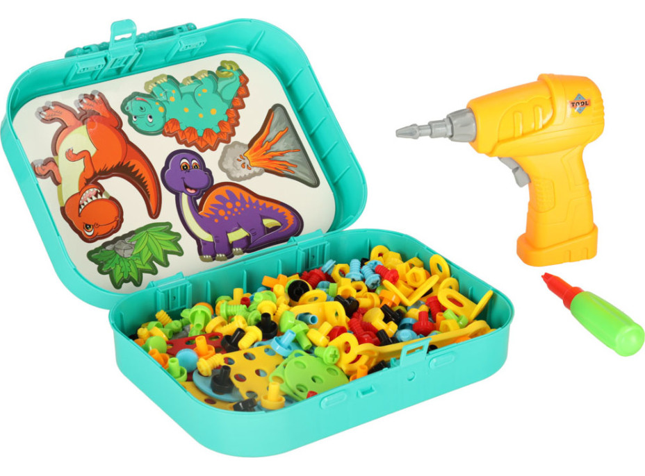 Šroubování v kufříku - Dinosauři