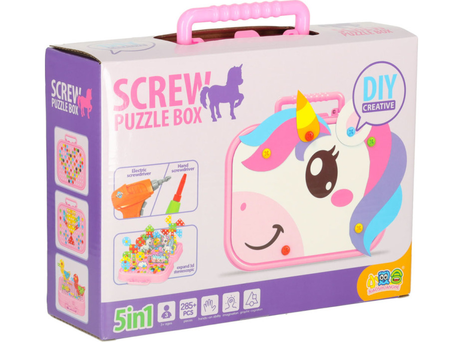 Šroubování v kufříku - Jednorožec