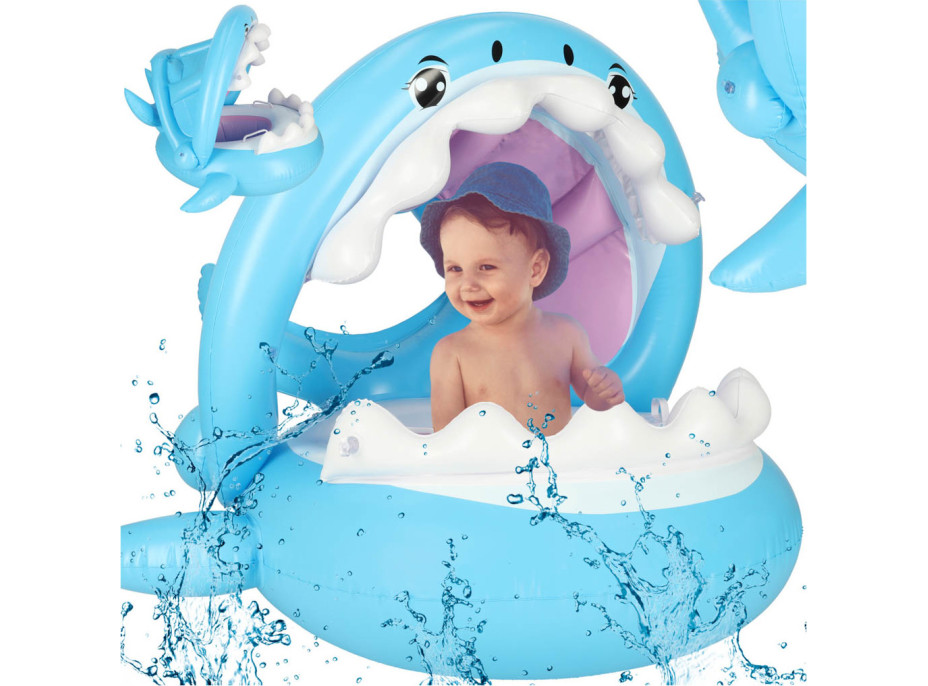 Nafukovací kolo se stříškou - Žralok