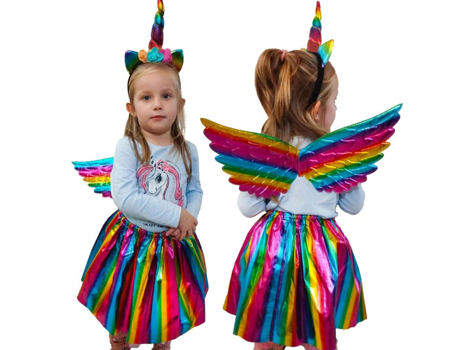 Karnevalový kostým Jednorožec - vícebarevný