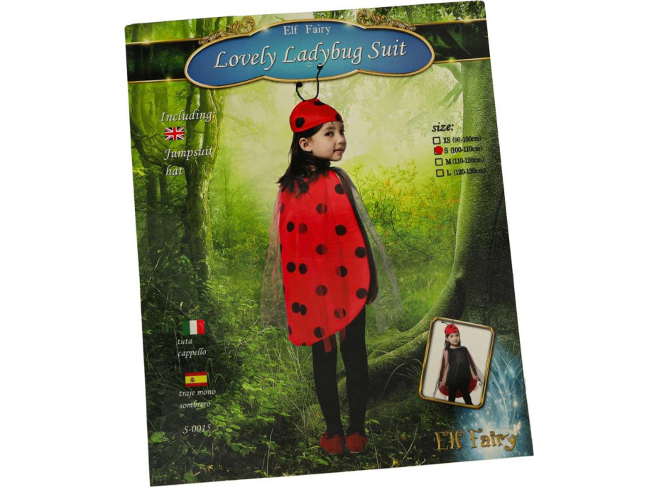 Karnevalový kostým Beruška velikost S