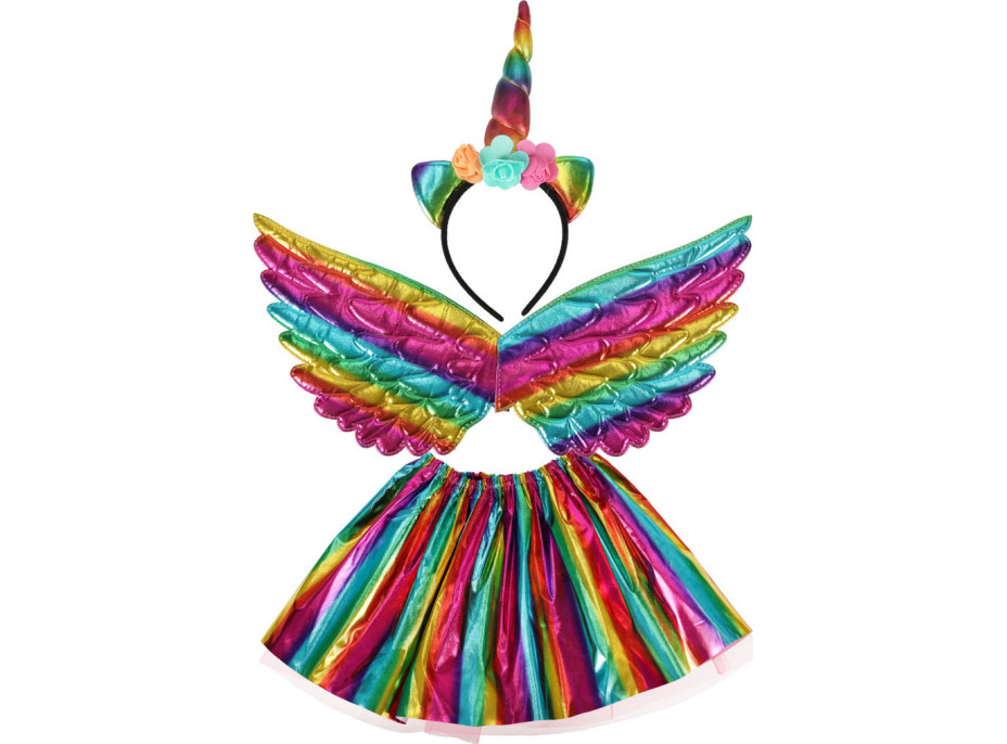 Karnevalový kostým Jednorožec - vícebarevný