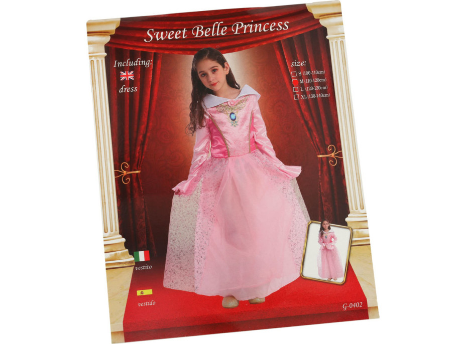 Karnevalový kostým Princezna - velikost M