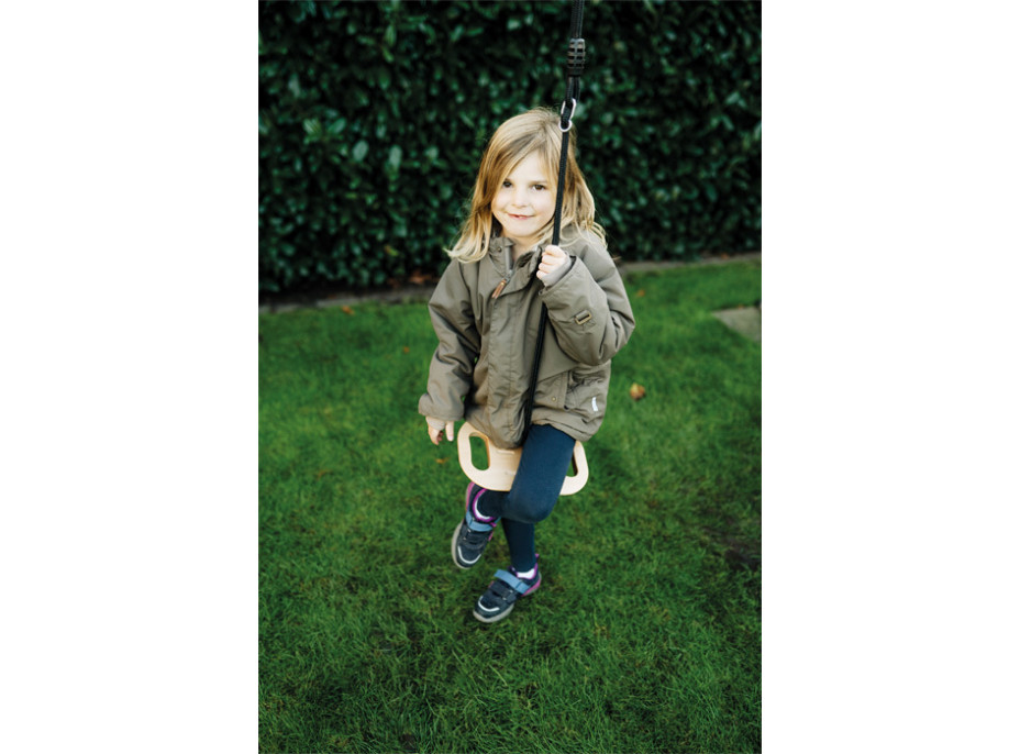 small foot Houpací disk s rukojeťmi Black Line