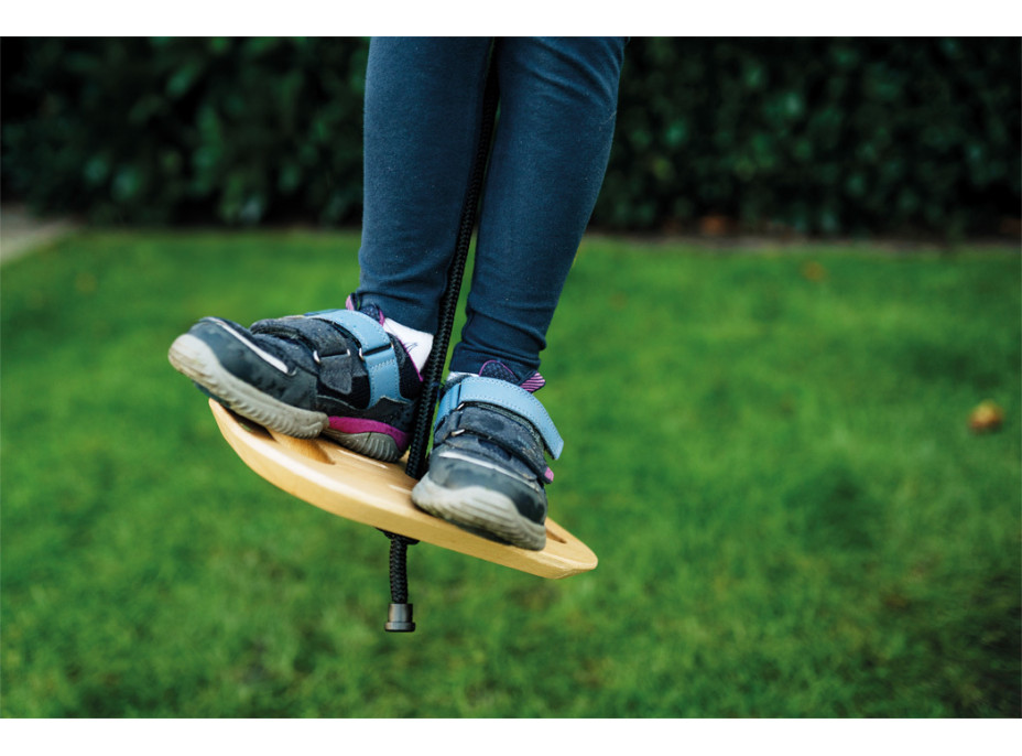 small foot Houpací disk s rukojeťmi Black Line