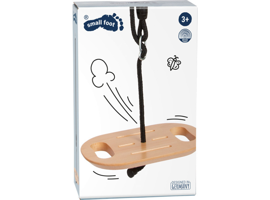 small foot Houpací disk s rukojeťmi Black Line