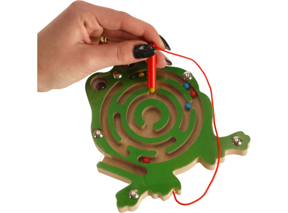 Magnetické kuličkové bludiště - Žába