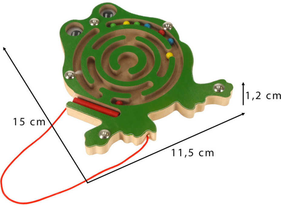 Magnetické kuličkové bludiště - Žába