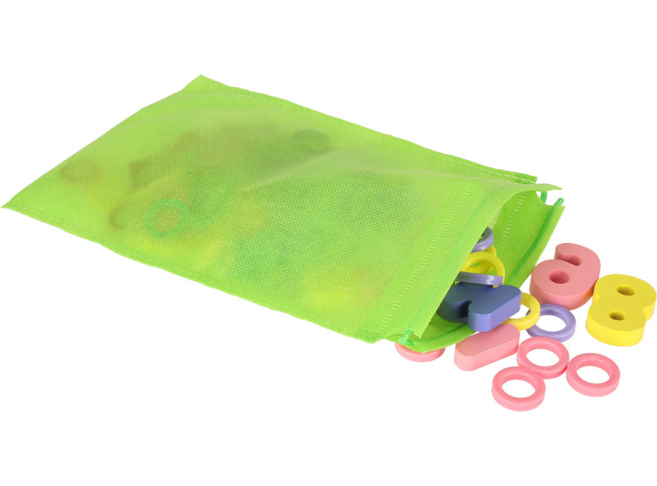 Dřevěná Montessori vkládačka s tvary a čísly 3v1