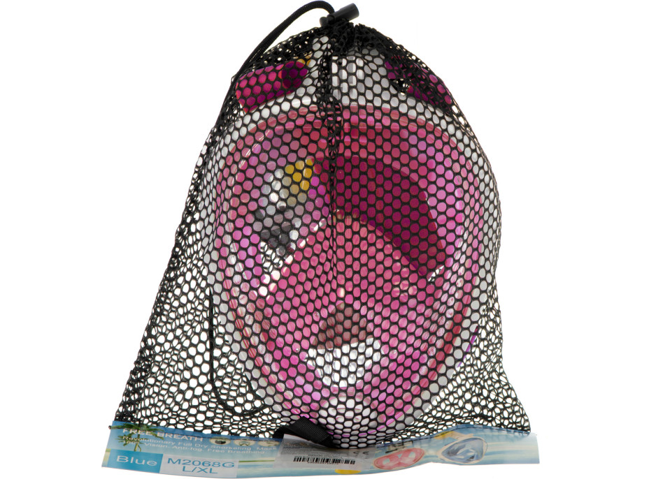 Šnorchlovací maska vel. S/M - růžová