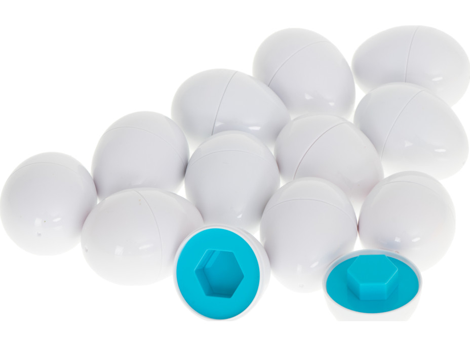 Vzdělávací hračka vajíčka - Barvy a tvary