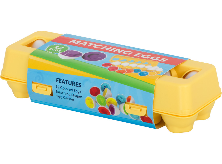 Vzdělávací hračka vajíčka - Barvy a tvary