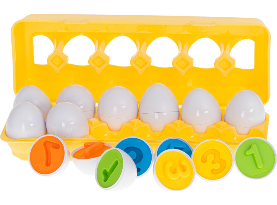 Vzdělávací hračka vajíčka - Barvy a čísla