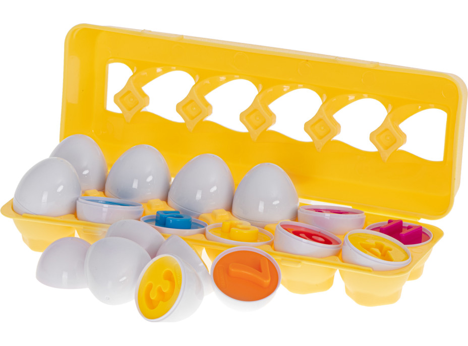 Vzdělávací hračka vajíčka - Barvy a čísla