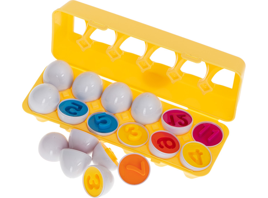 Vzdělávací hračka vajíčka - Barvy a čísla