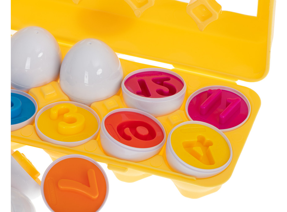 Vzdělávací hračka vajíčka - Barvy a čísla
