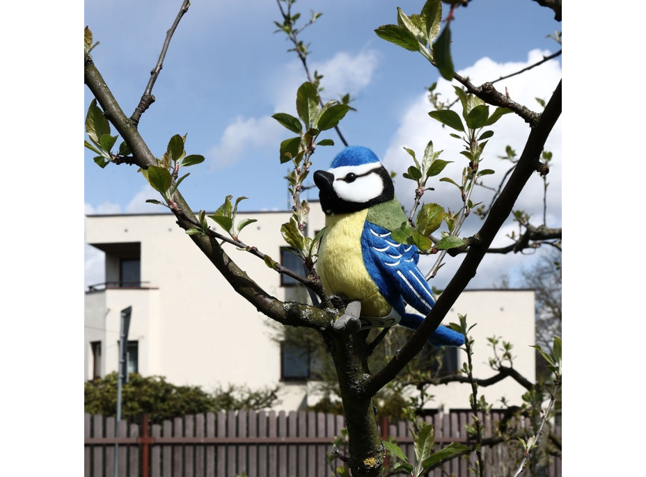 Rappa Plyšová sýkorka 12 cm ECO-FRIENDLY