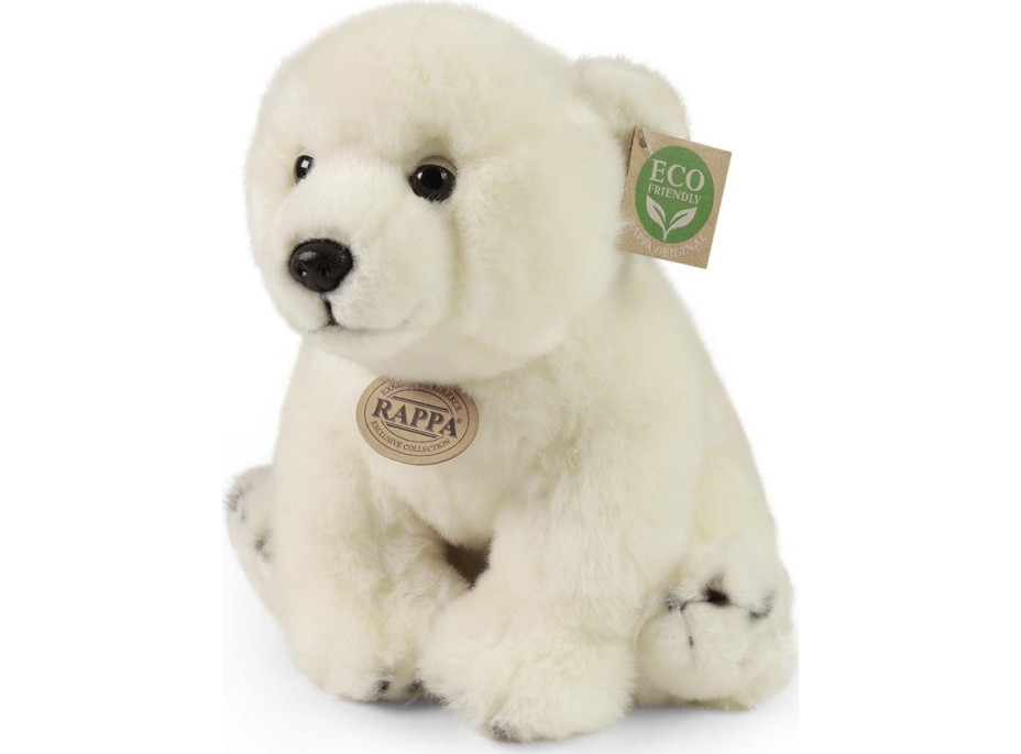 Rappa Plyšový medvěd lední 28 cm ECO-FRIENDLY