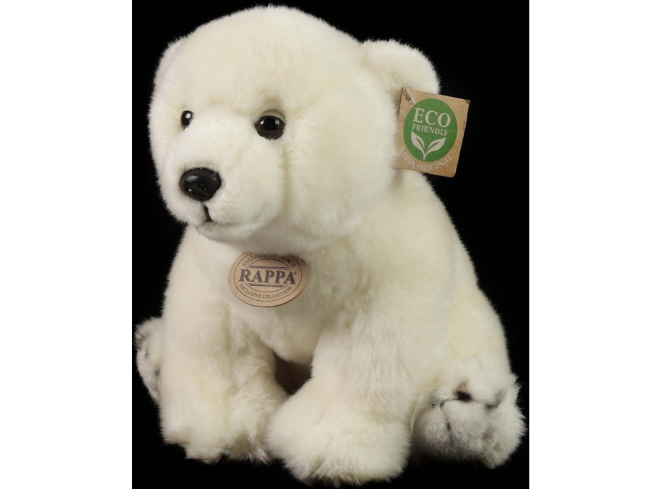 Rappa Plyšový medvěd lední 28 cm ECO-FRIENDLY