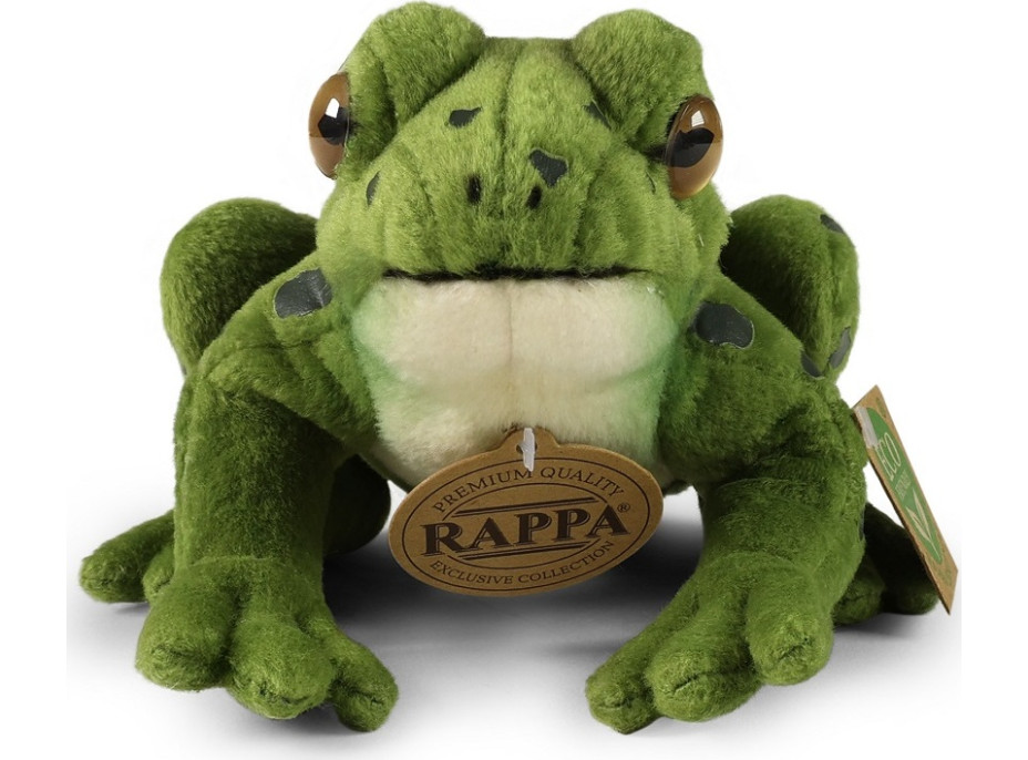Rappa Plyšová žába 19 cm ECO-FRIENDLY