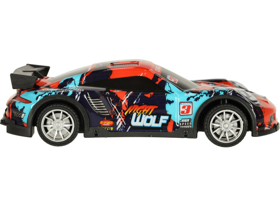 RC sportovní auto modré/červené