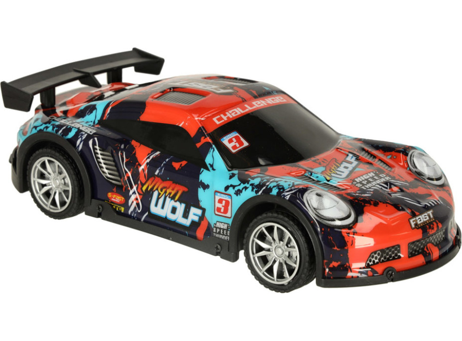 RC sportovní auto modré/červené