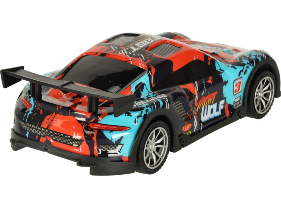 RC sportovní auto modré/červené