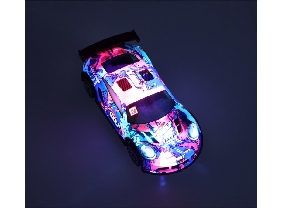 RC sportovní auto modré/červené