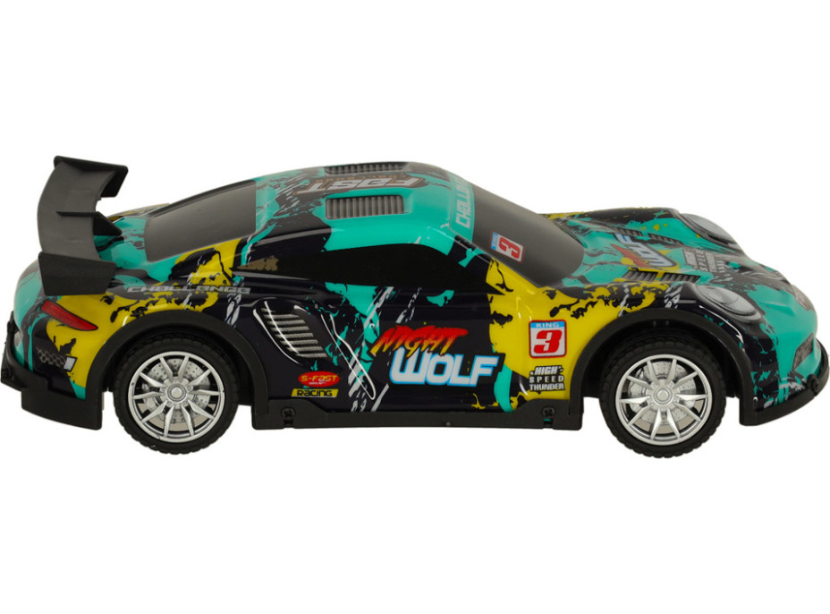 RC sportovní auto modré/zelené